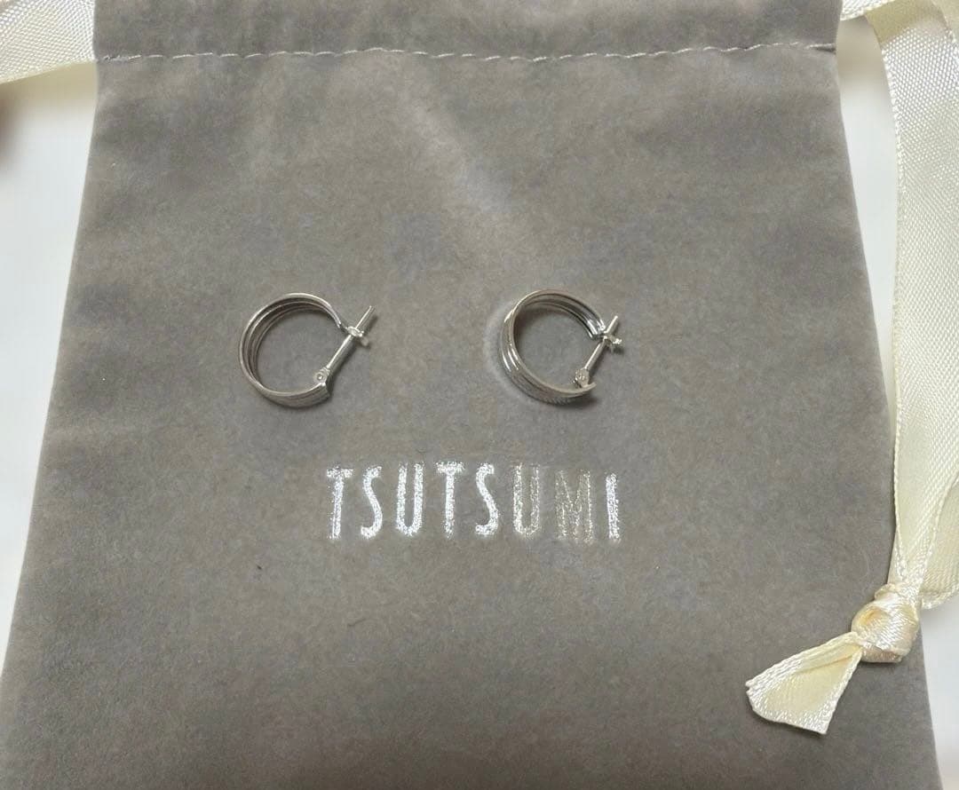 か*ん様 ツツミ プラチナピアス