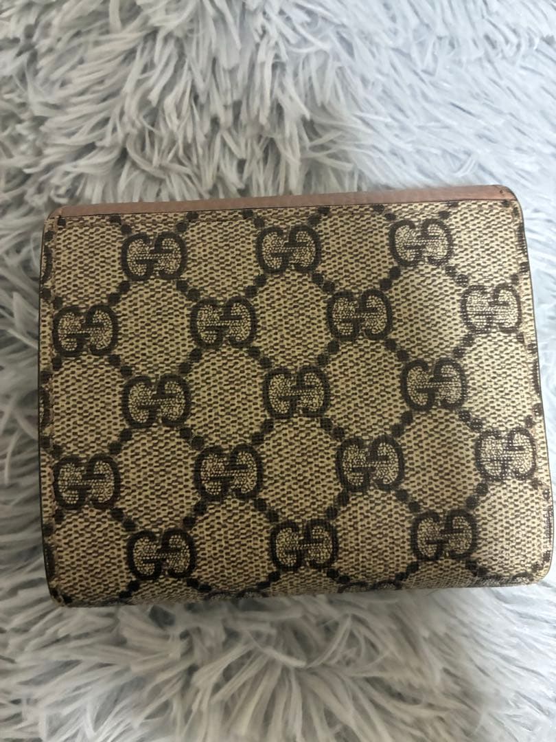 GUCCI ダブルG バイカラー　ミディアムウォレット