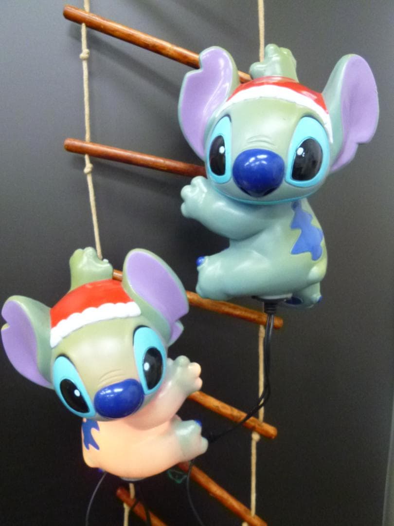 中古 ディズニー ブローライト ミニはしごタイプ3P スティッチ