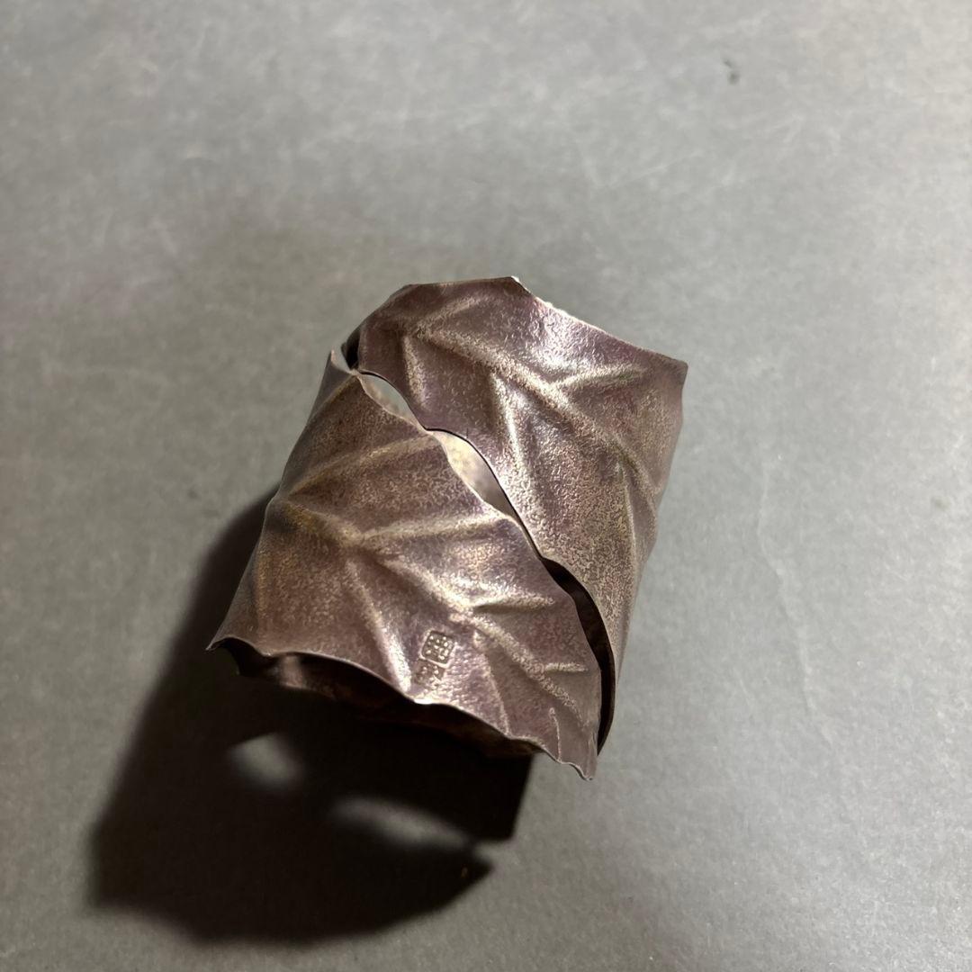 中川浄益　一葉　蓋置　共箱