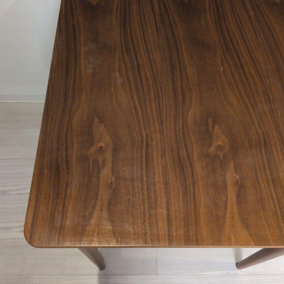 NOCE ダイニングテーブル ウォールナット 80×60×75cm(高さ)