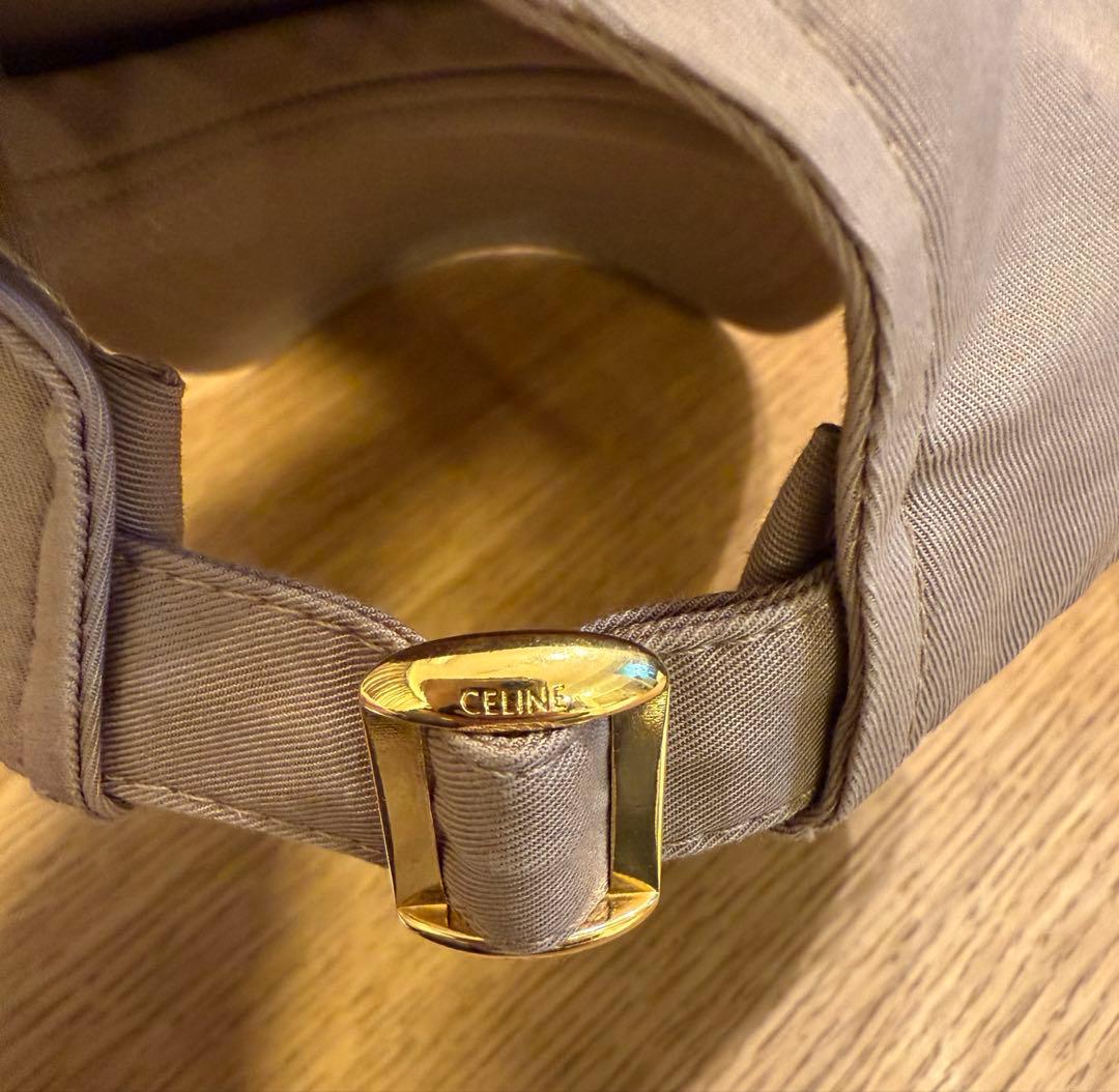 CELINE トリオンフ ベースボールキャップ