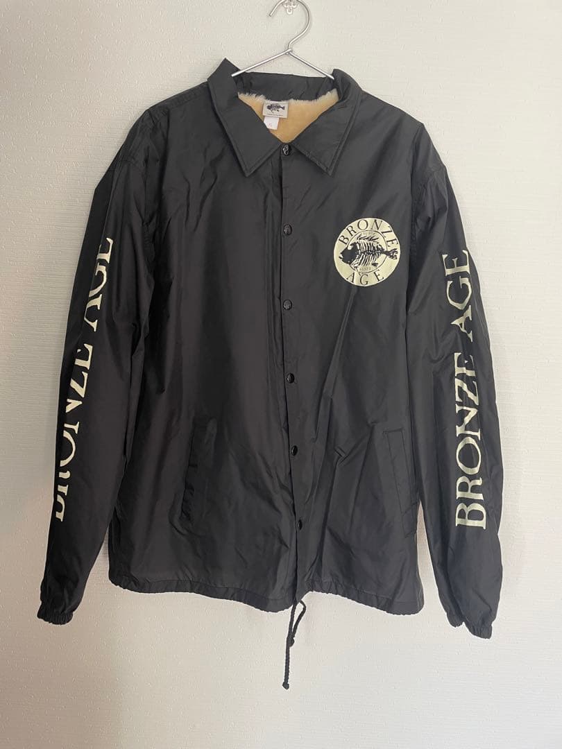 BRONZE AGE ブラックコーチジャケット XL