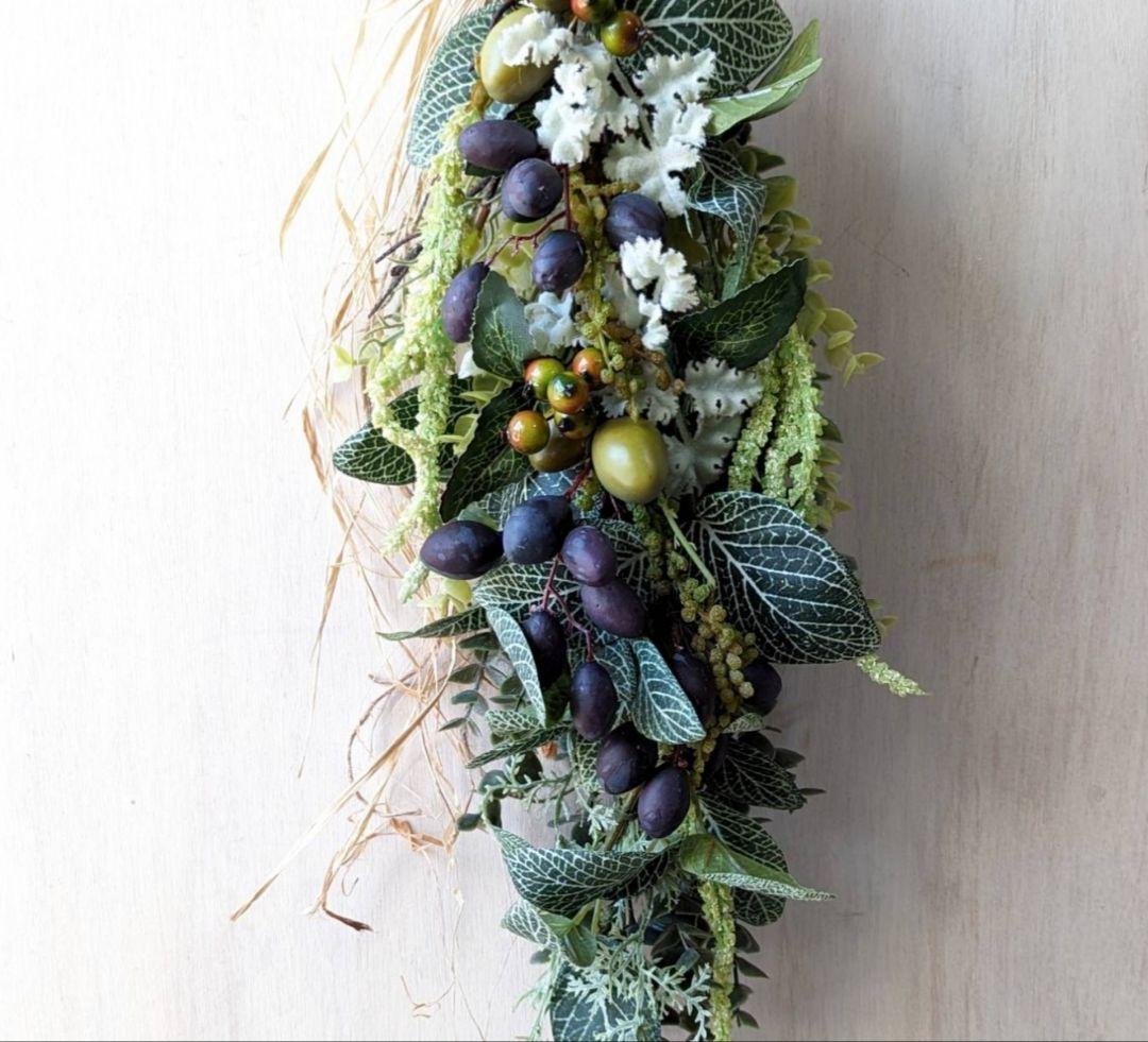 専用＊オリーブ　フェイクスワッグ