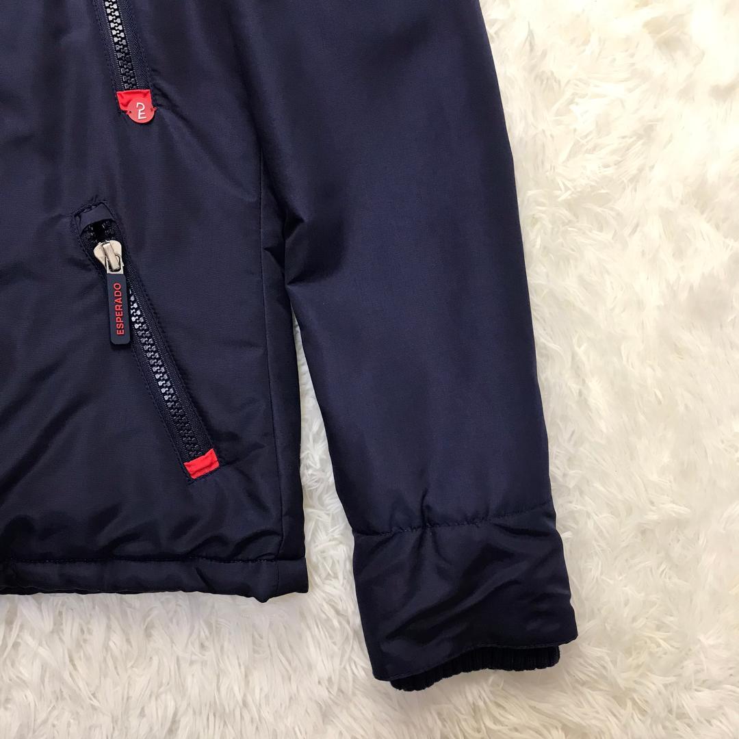 ESPERADO 中綿入りジャケット ドイツ 乗馬ブランド 袖口リブ ネイビー