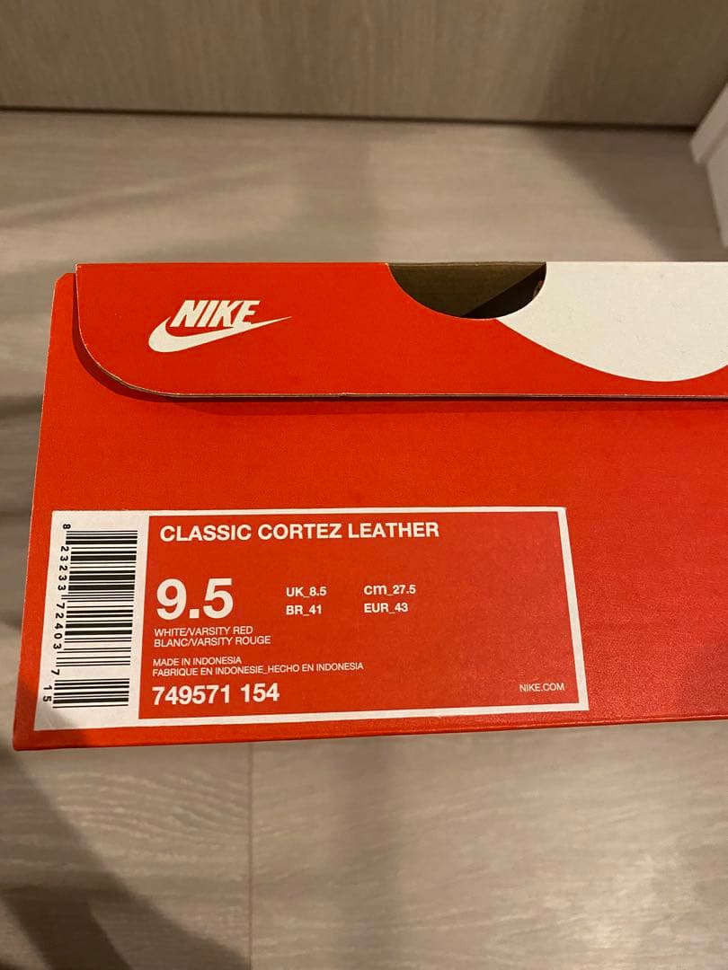 美品　Nike コルテッツ　749571-154 レザー 27.5 2017年製