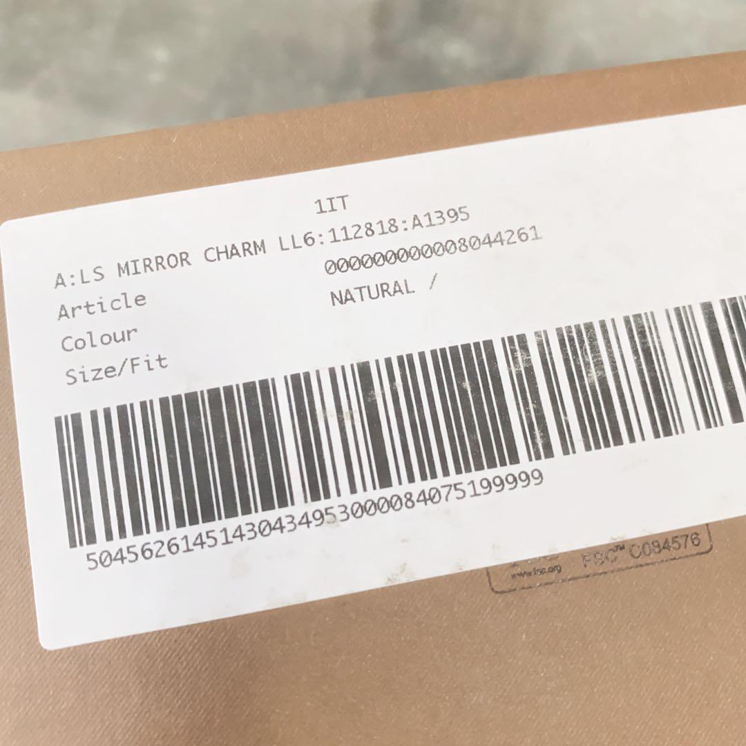 ラスト１【新品】BURBERRY バーバリー ミラー付き バッグチャーム