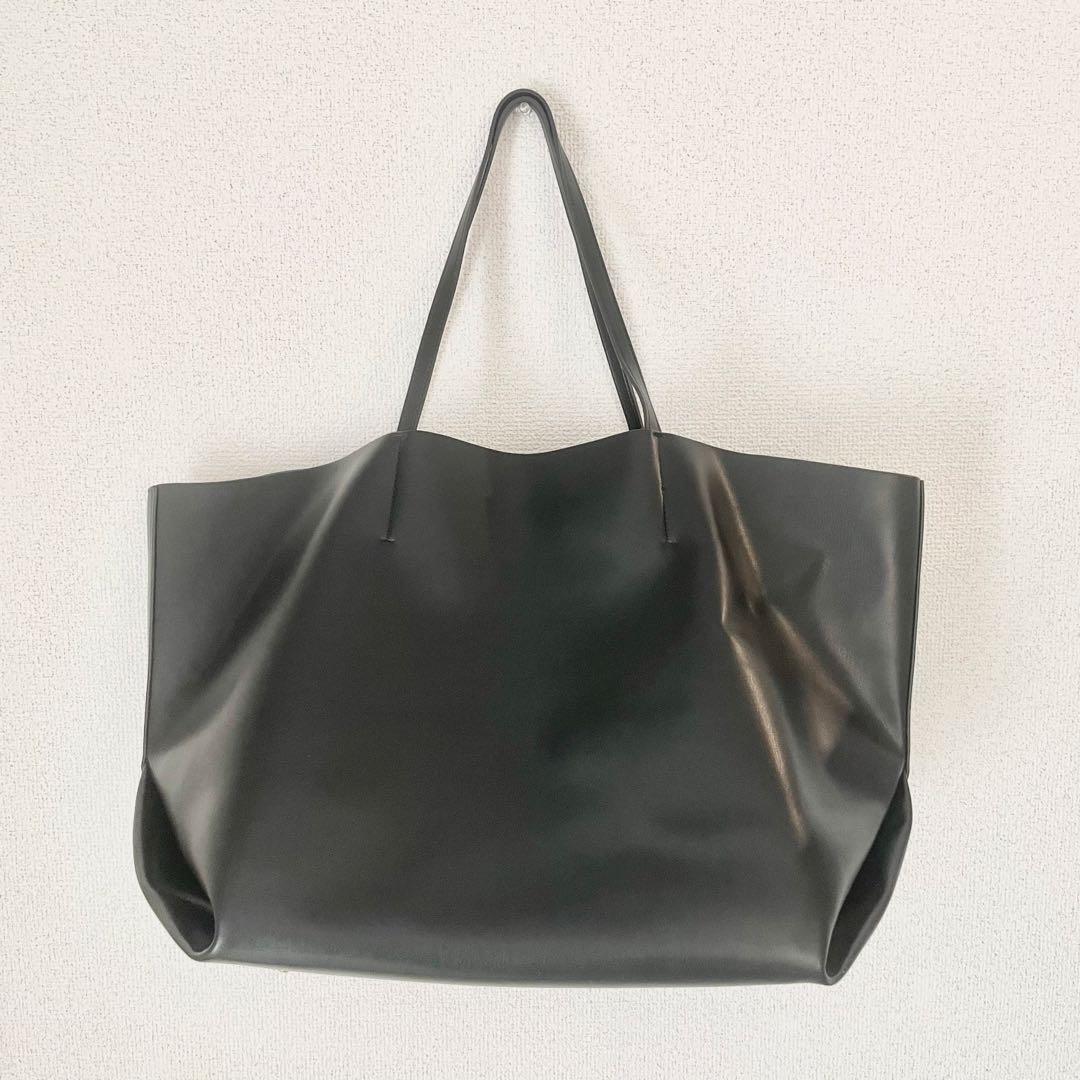 【美品】&MyuQ アンドミューク　TOTE BAG トート　ブラックA4