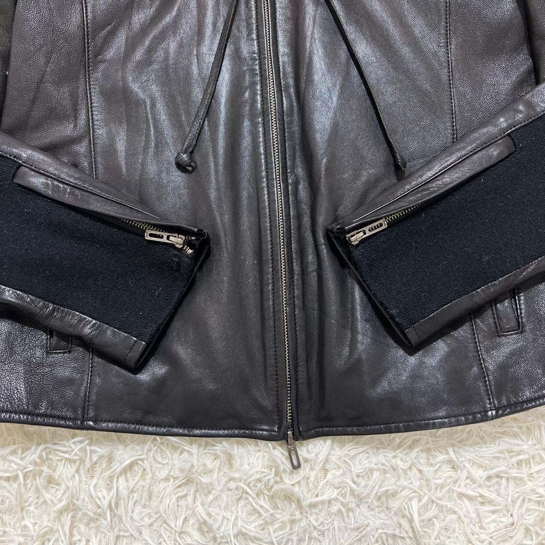 【希少XL】DOMENICO+SAVIOレザージャケット 亀梨着用　本革　フード