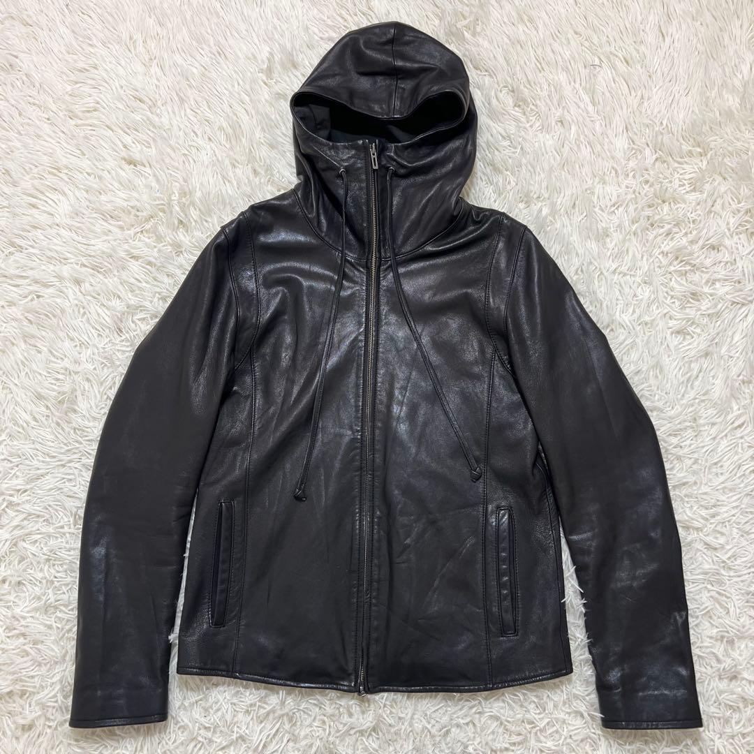 【希少XL】DOMENICO+SAVIOレザージャケット 亀梨着用　本革　フード