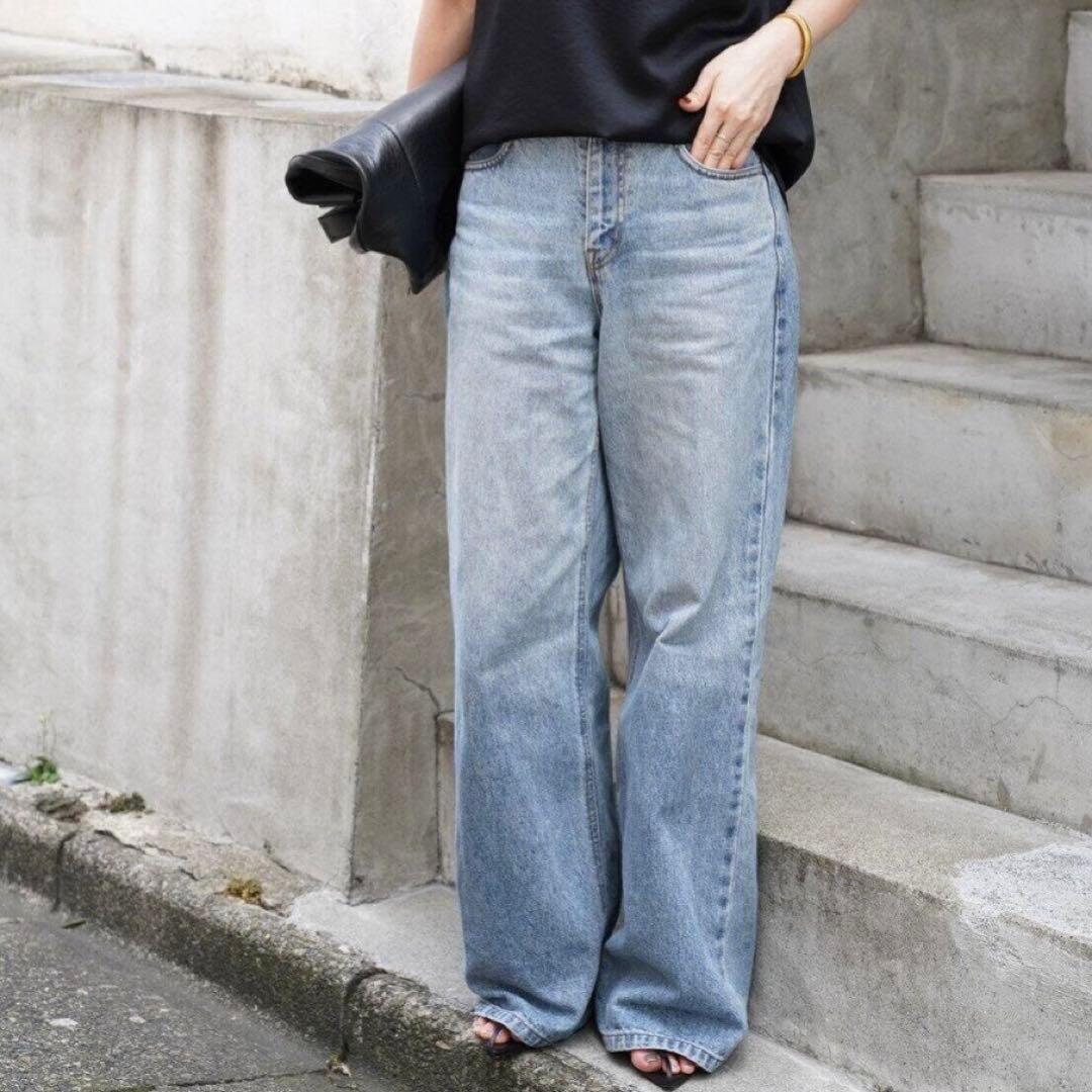 ドゥーズィエムクラス　loose jeans everyday l like