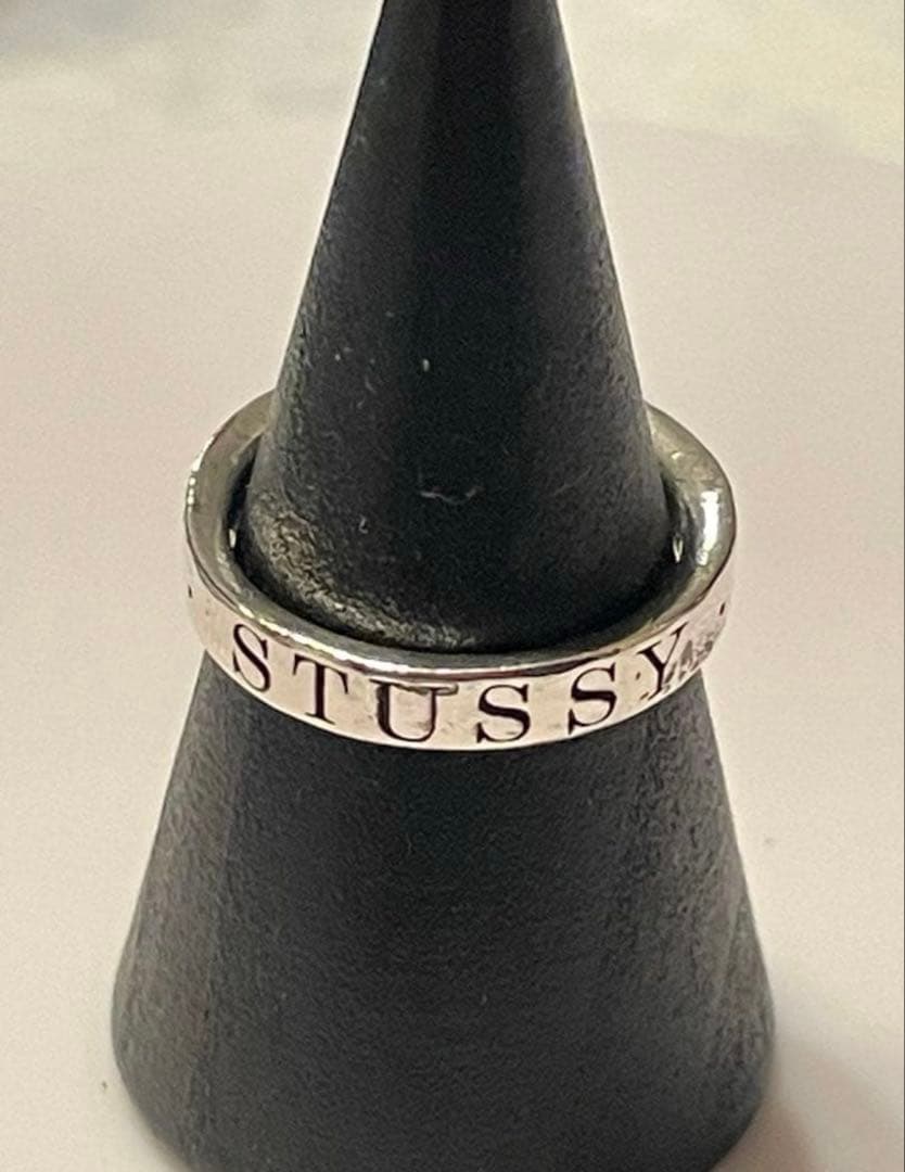 山*﨑様 STUSSY STAY YOUNG メッセージ シルバーリング　9号