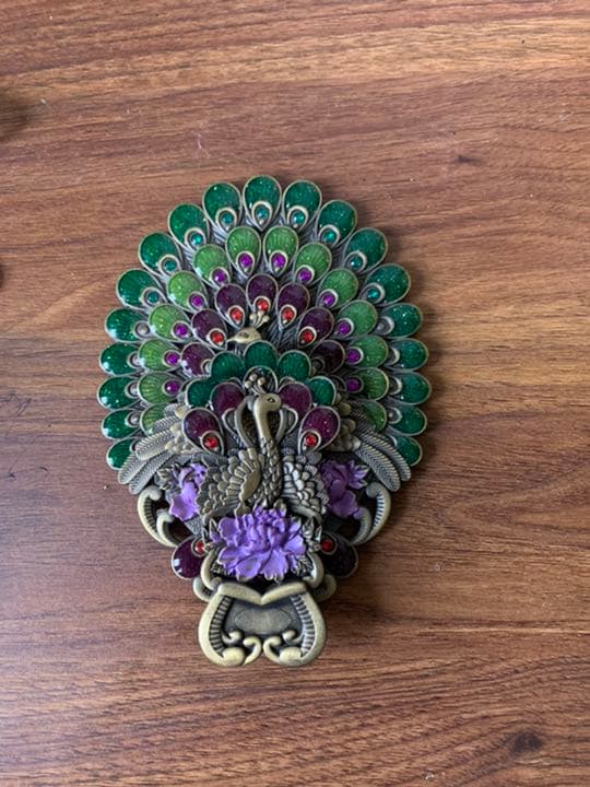 Peacock mirror 鏡　ミラー