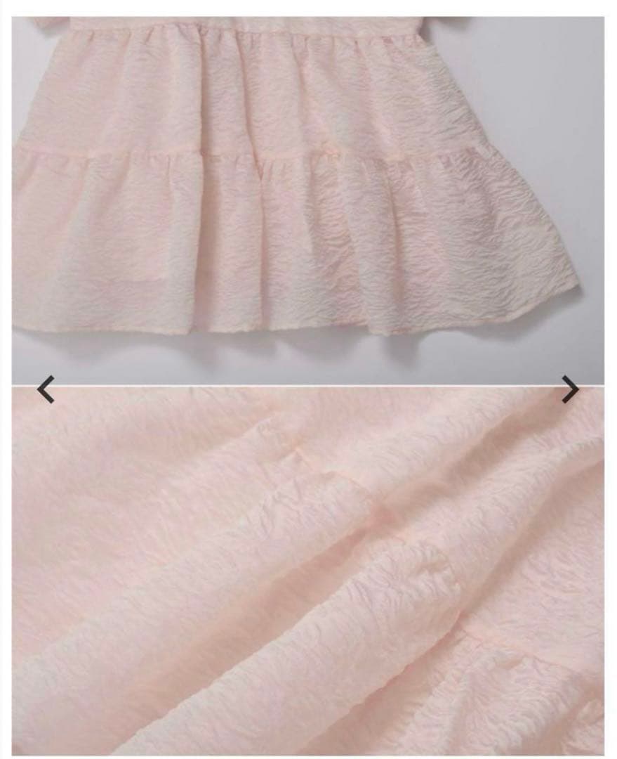 fitmore saayaコラボ！ジャガードティアードトップス