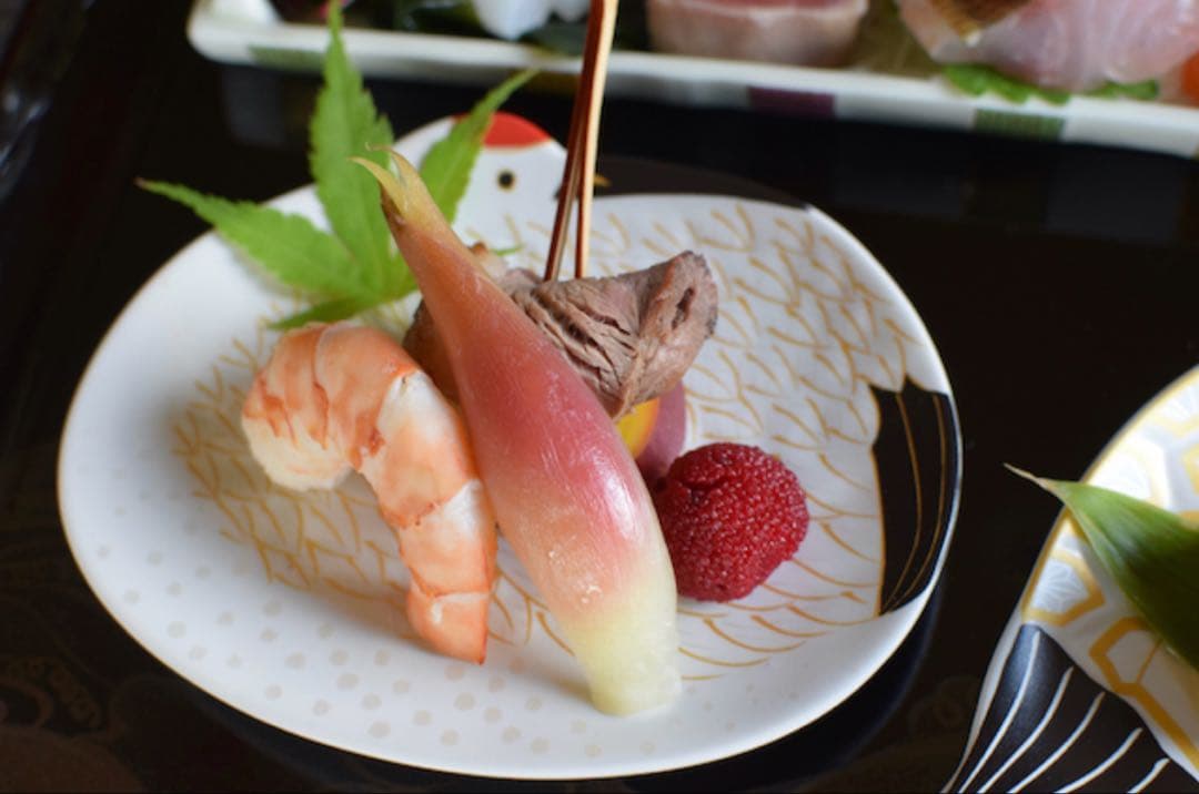 有田焼　幸楽窯　お祝い銘々皿　9点セット