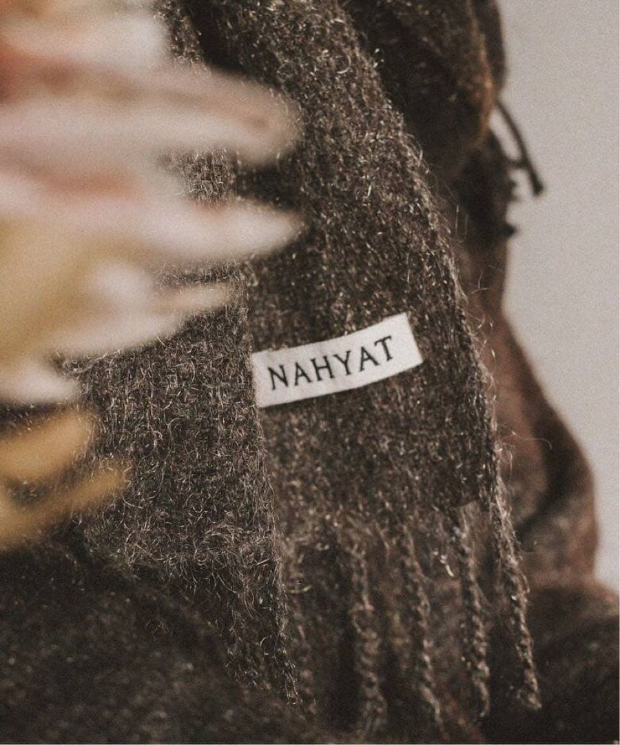 L'ECHOPPE【NAHYAT /ナヤット】別注 モヘア MIX ストール