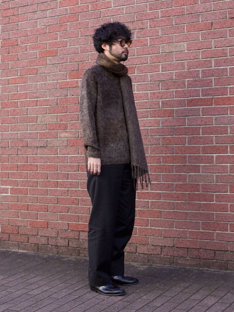 L'ECHOPPE【NAHYAT /ナヤット】別注 モヘア MIX ストール