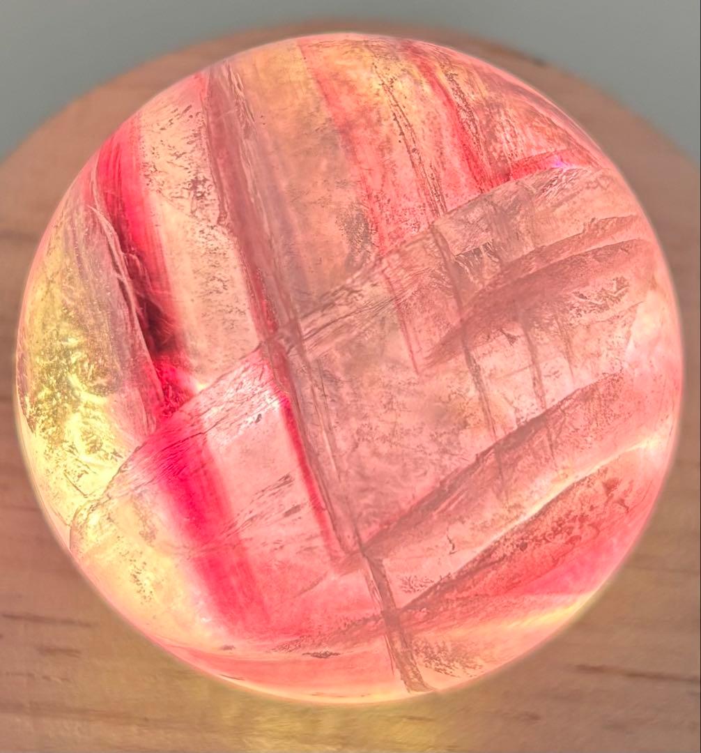 【天然石】スフィア　ファントム　フローライト⑤