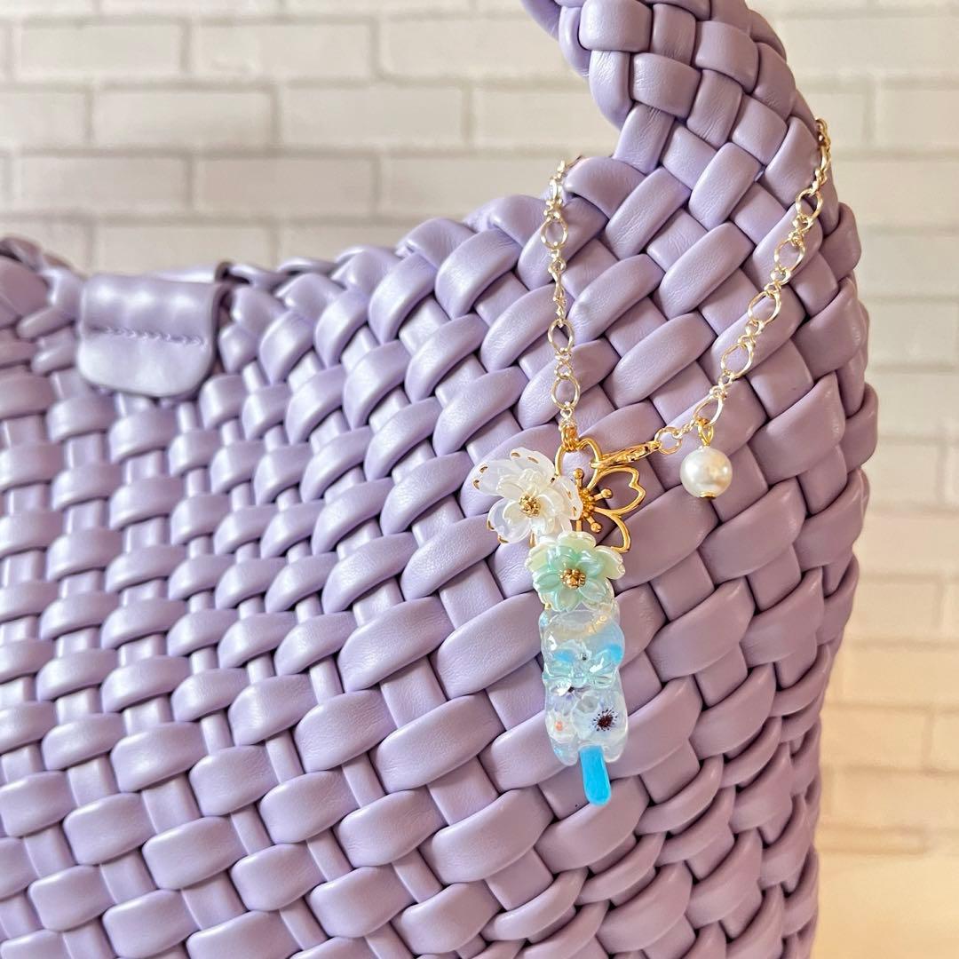 ฅ❤️ 猫　ねこ　レジン　チャーム　さくら　バックチャーム　ハンドメイド