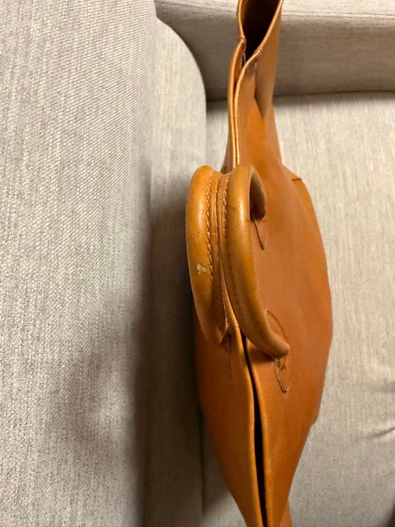 メ*ー様 超希少 70's エルエルビーン レザートート ラージ 筆記体