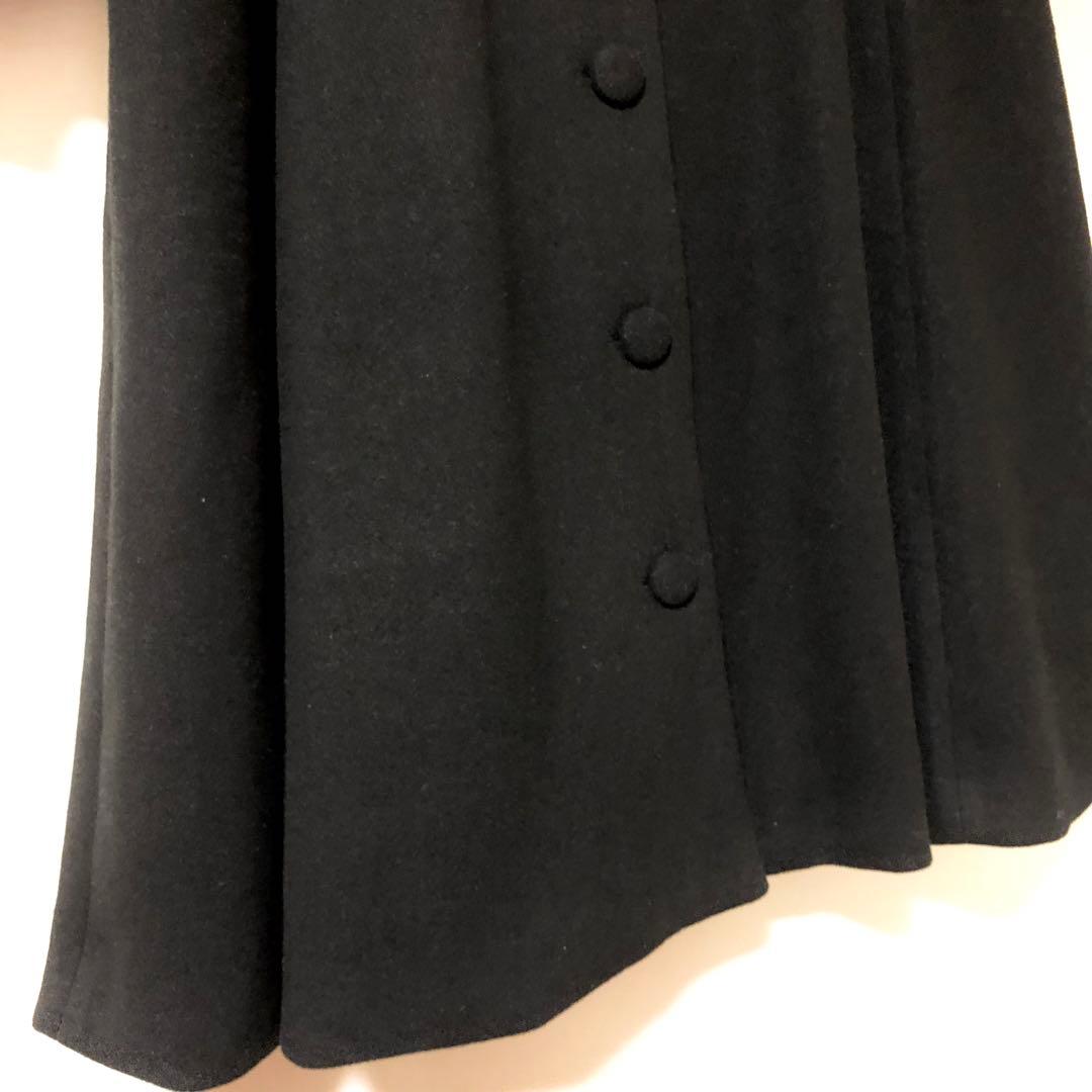 未使用品 青木美沙子 しまむら ロングコート 黒 Lサイズ ブラック