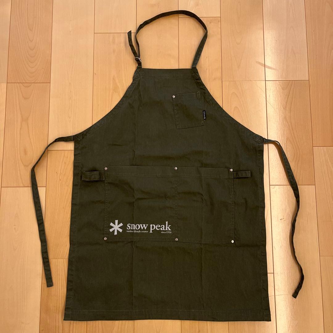 PEAK スノーピーク エプロン グリーン