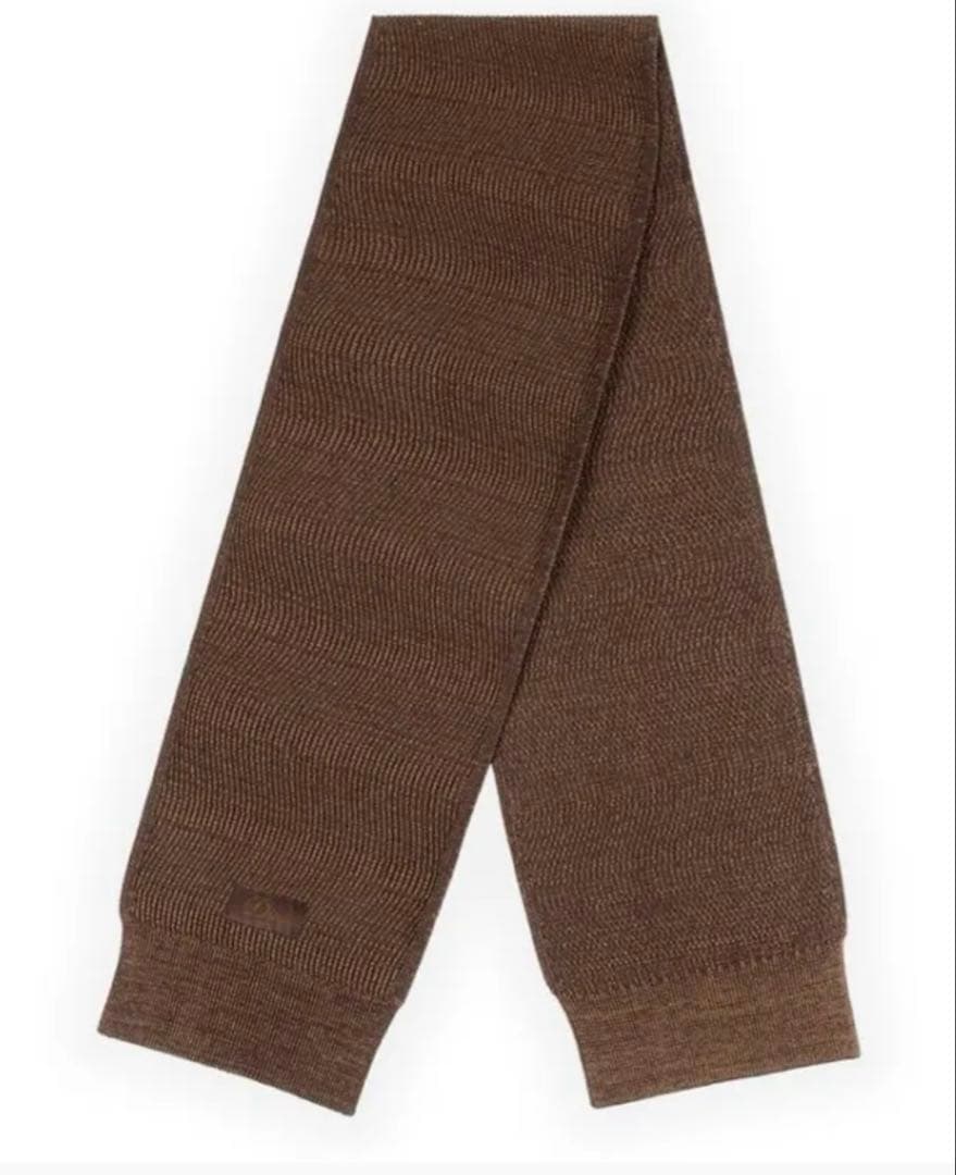 小物 Dime Wave Knit Scarf / Brown