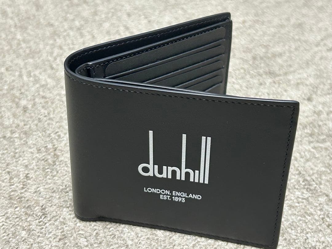 【新品未使用、定価45,100円】dunhill 本革 2つ折り財布 レガシー