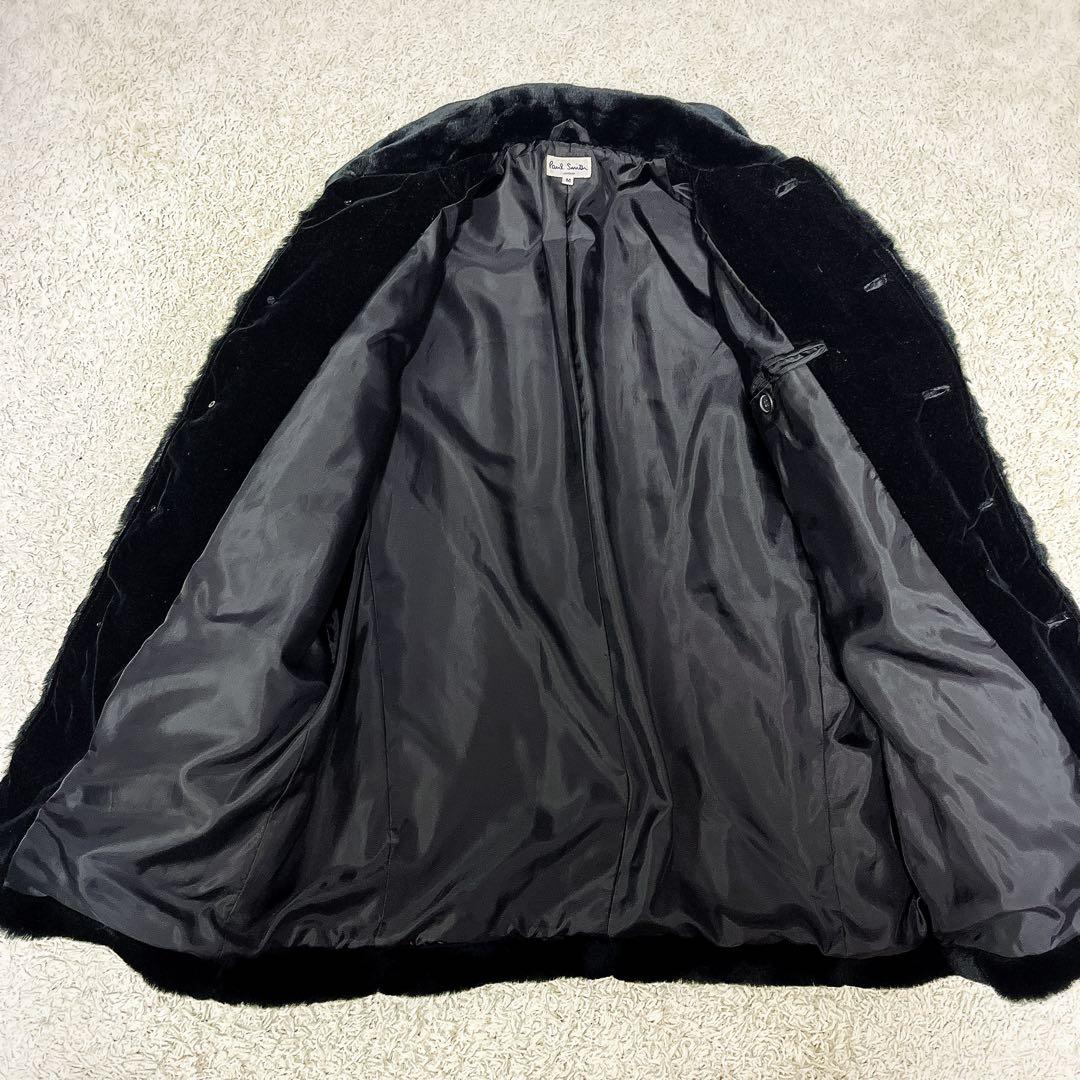 【希少】ポールスミス　ブラックファージャケット メンズ