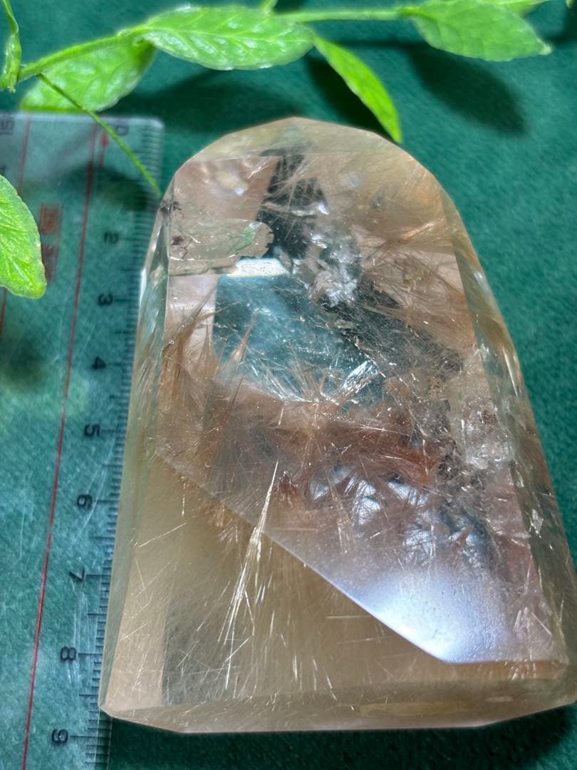 天然石　ルチルクオーツ　ポイント