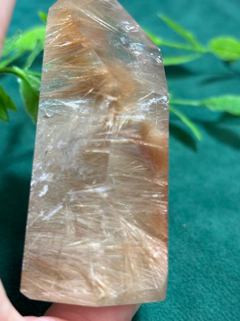 天然石　ルチルクオーツ　ポイント