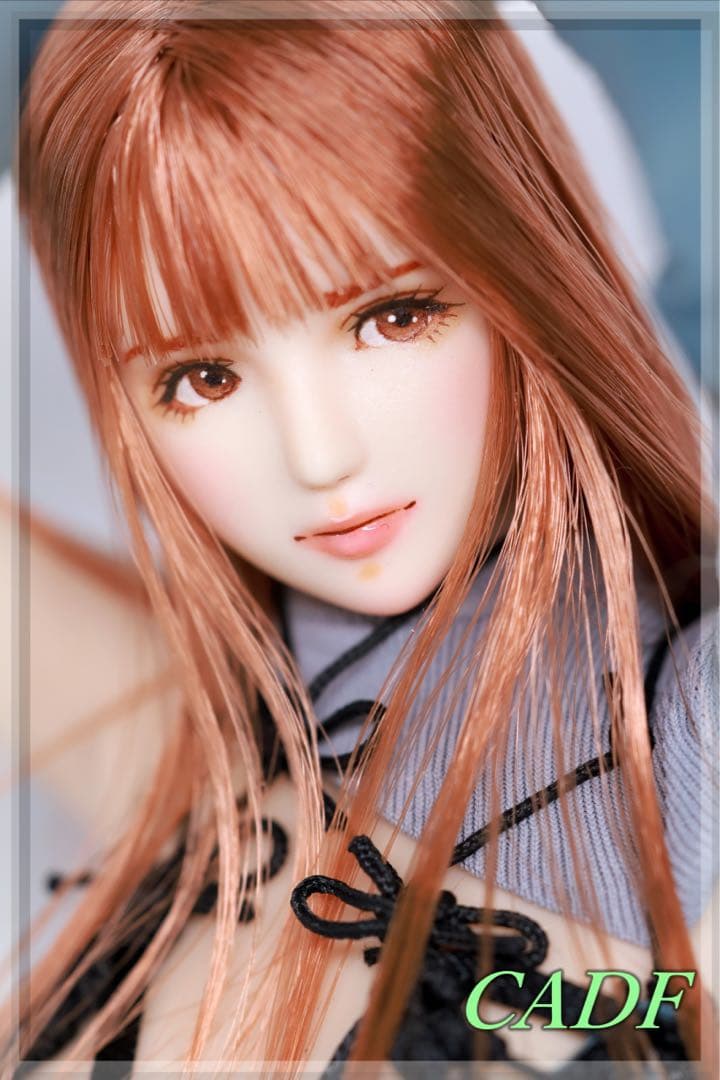 ♪♪ 1/6 　ドール カスタムドールヘッド　　秋椛　(あきか)　　♪♪