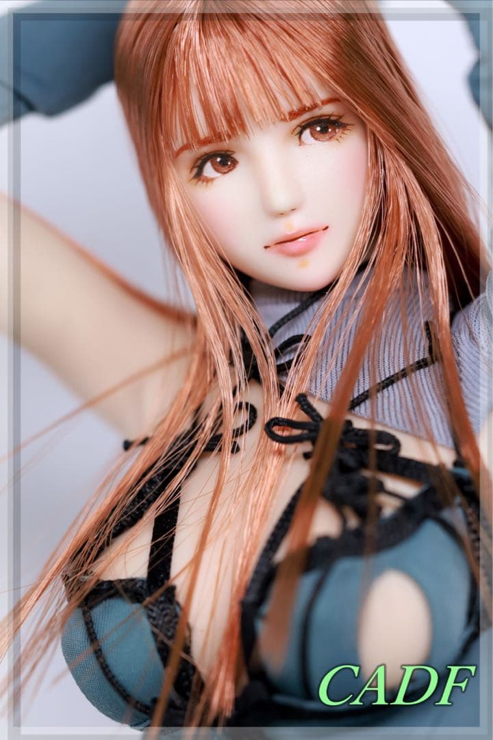 ♪♪ 1/6 　ドール カスタムドールヘッド　　秋椛　(あきか)　　♪♪