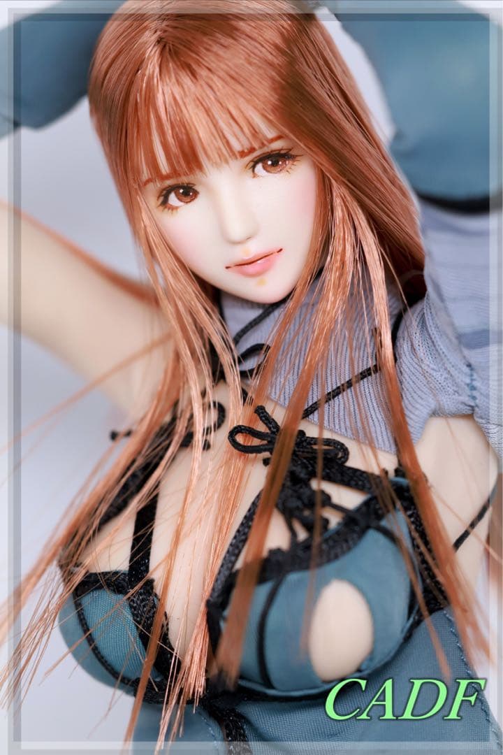 ♪♪ 1/6 　ドール カスタムドールヘッド　　秋椛　(あきか)　　♪♪