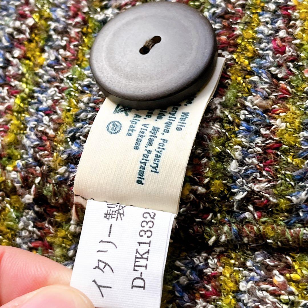 美品✨MISSONI SPORT アルパカ混 ニットジャケット 44 イタリア製
