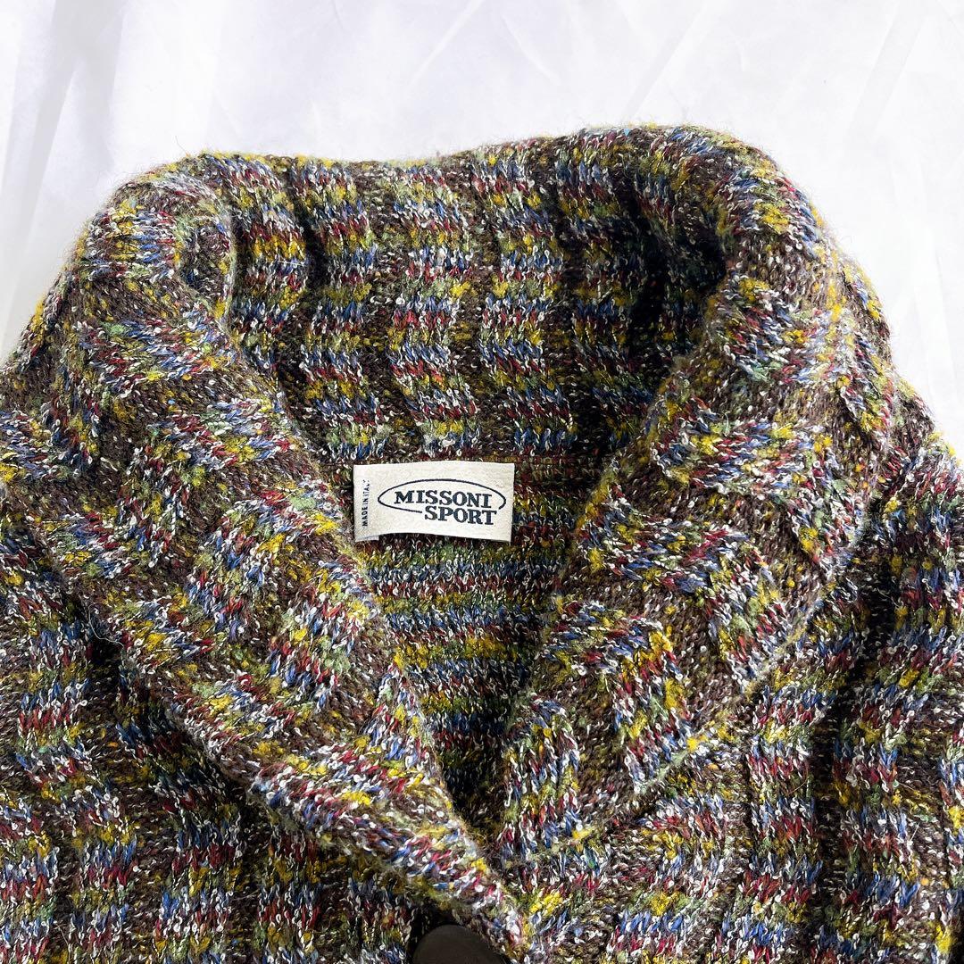 美品✨MISSONI SPORT アルパカ混 ニットジャケット 44 イタリア製