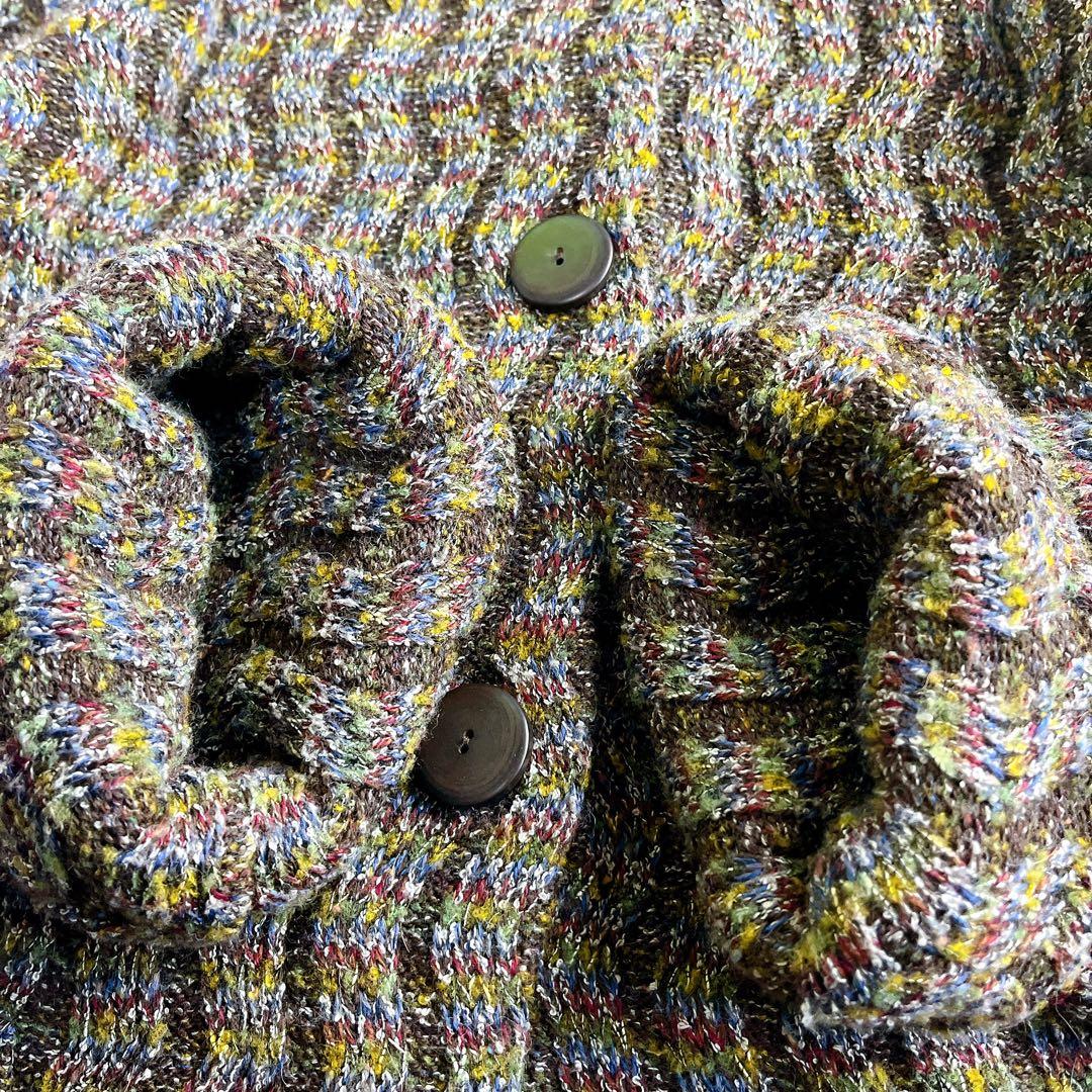 美品✨MISSONI SPORT アルパカ混 ニットジャケット 44 イタリア製