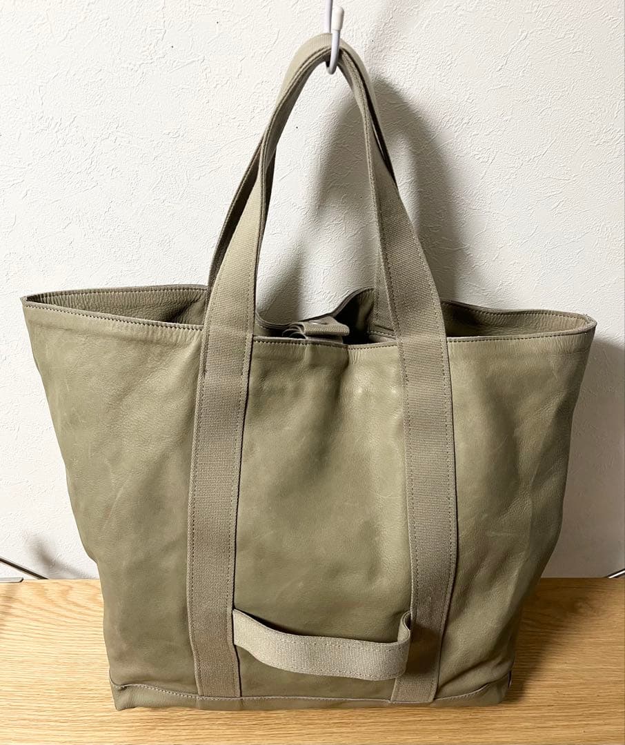 トートバッグ nonnative ノンネイティブ レザー バッグ ベージュ 美品