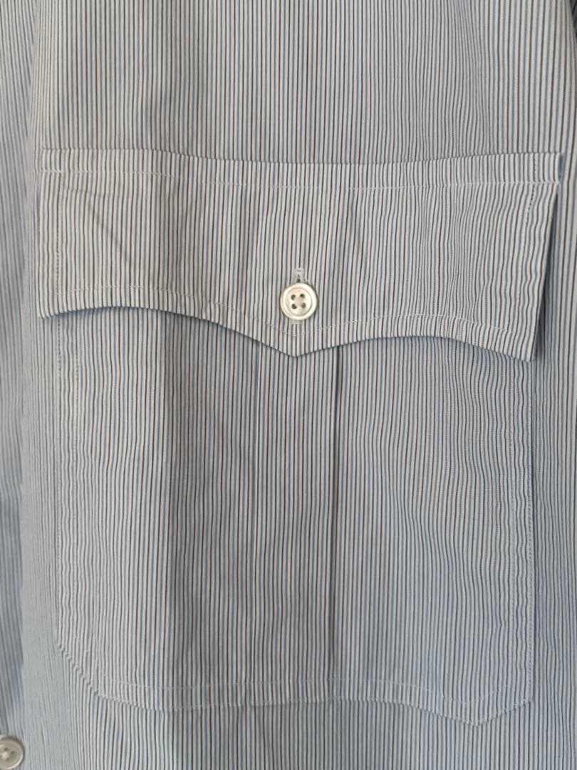 トップス porter classic - ROLL UP STRIPE SHIRT