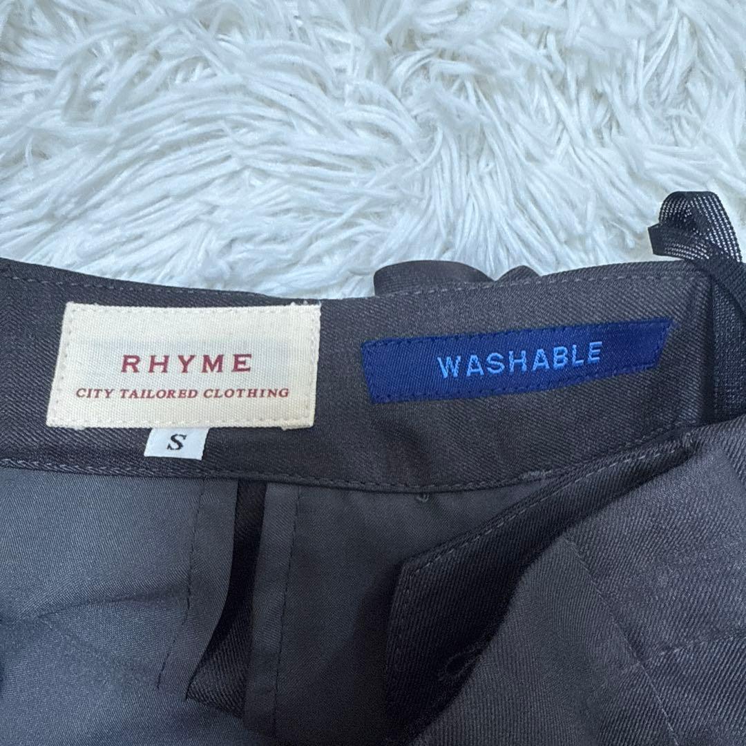 美品　オリヒカ　セットアップ　スーツ　ビジネス　グレー　ダブルブレスト　S