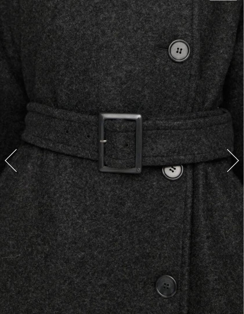 SLY スタンドネック ミデコート T.GRY