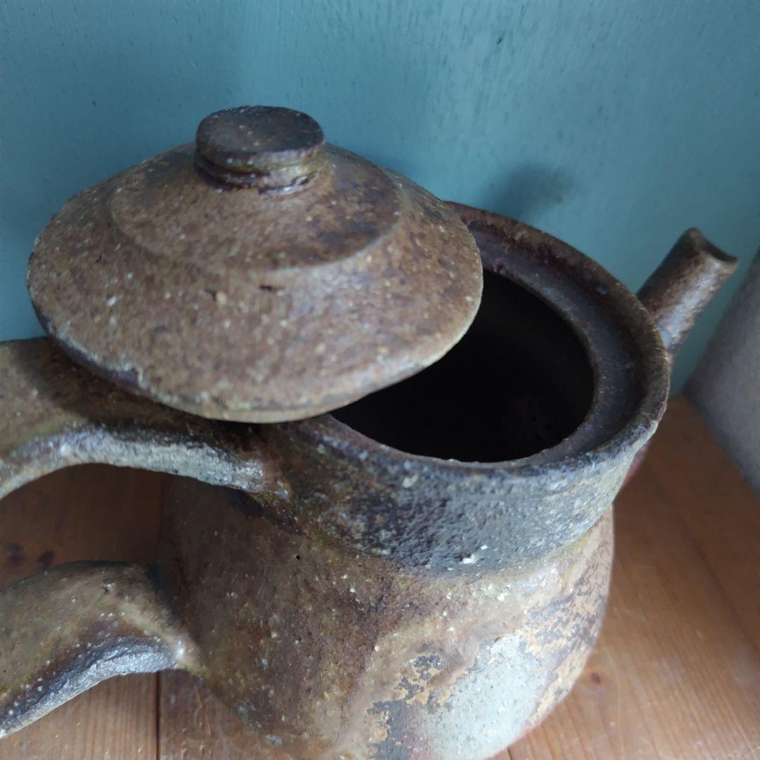 備前焼　ティーポット　珈琲　岡山伝統工芸品　茶器　コーヒー紅茶