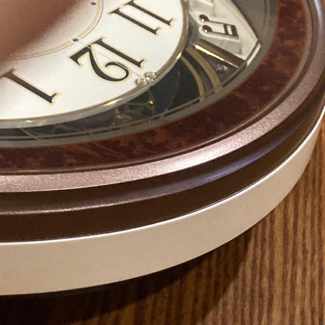 【美品】RHYTHMスモールワールドアルディ 4MN545RH23 からくり時計