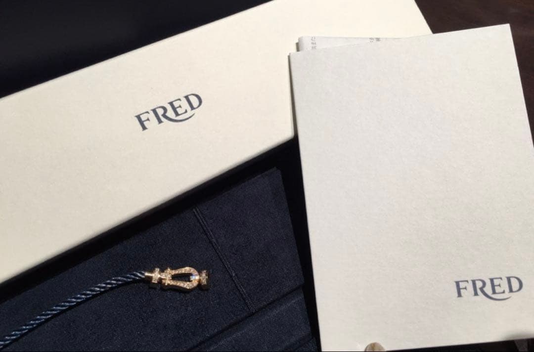 【正規品】FRED フレッド フォース10ブレスレットミディアムフルダイヤモンド