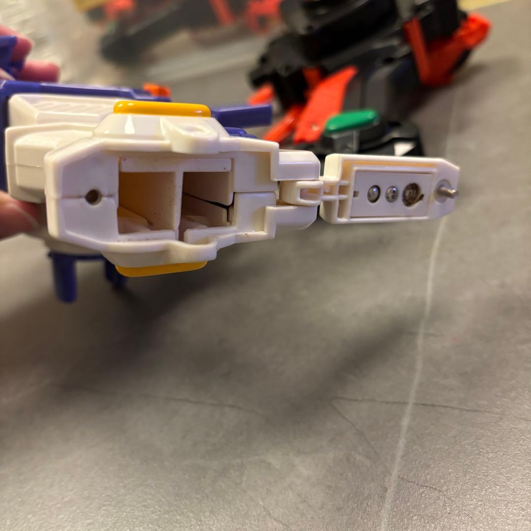 【レア品】【平成おもちゃ】爆転シュートべイブレード　　シューター3点セット