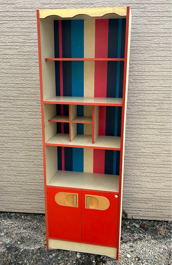 昭和レトロ　オレンジ棚　レトロポップ