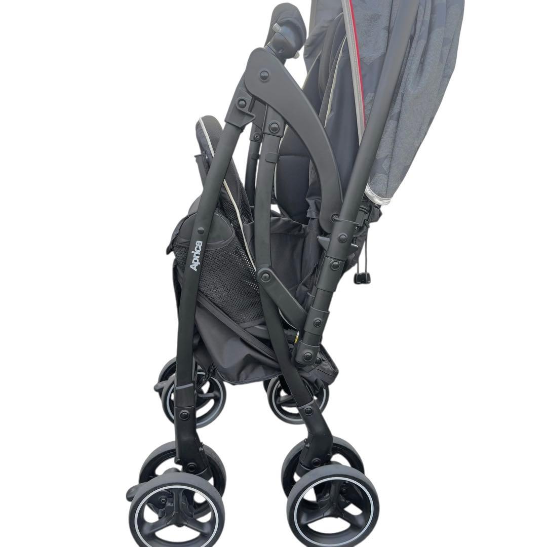 美品✨　アップリカ　ラクーナクッション　AB型　レザーハンドル　フック付属