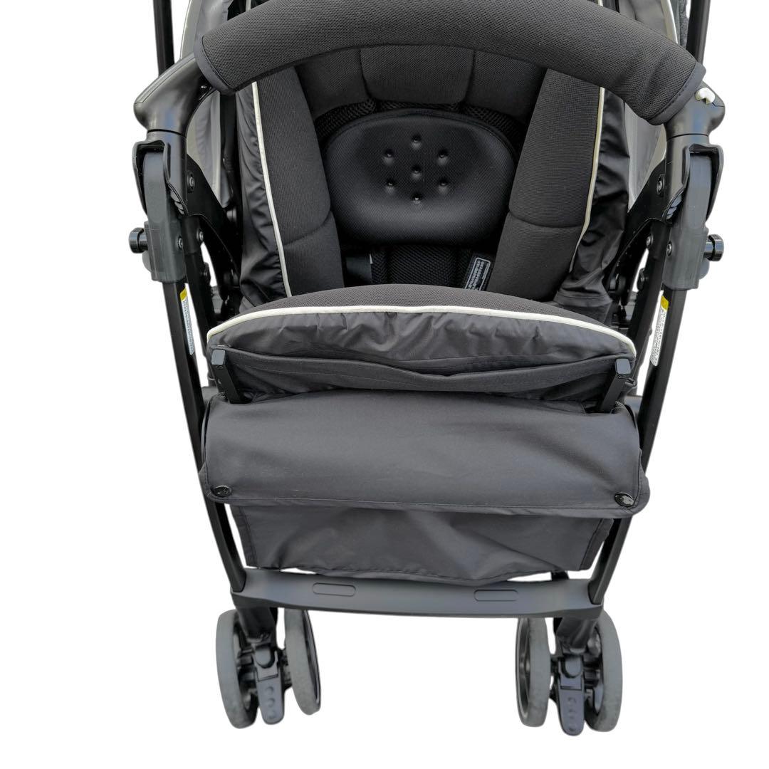 美品✨　アップリカ　ラクーナクッション　AB型　レザーハンドル　フック付属