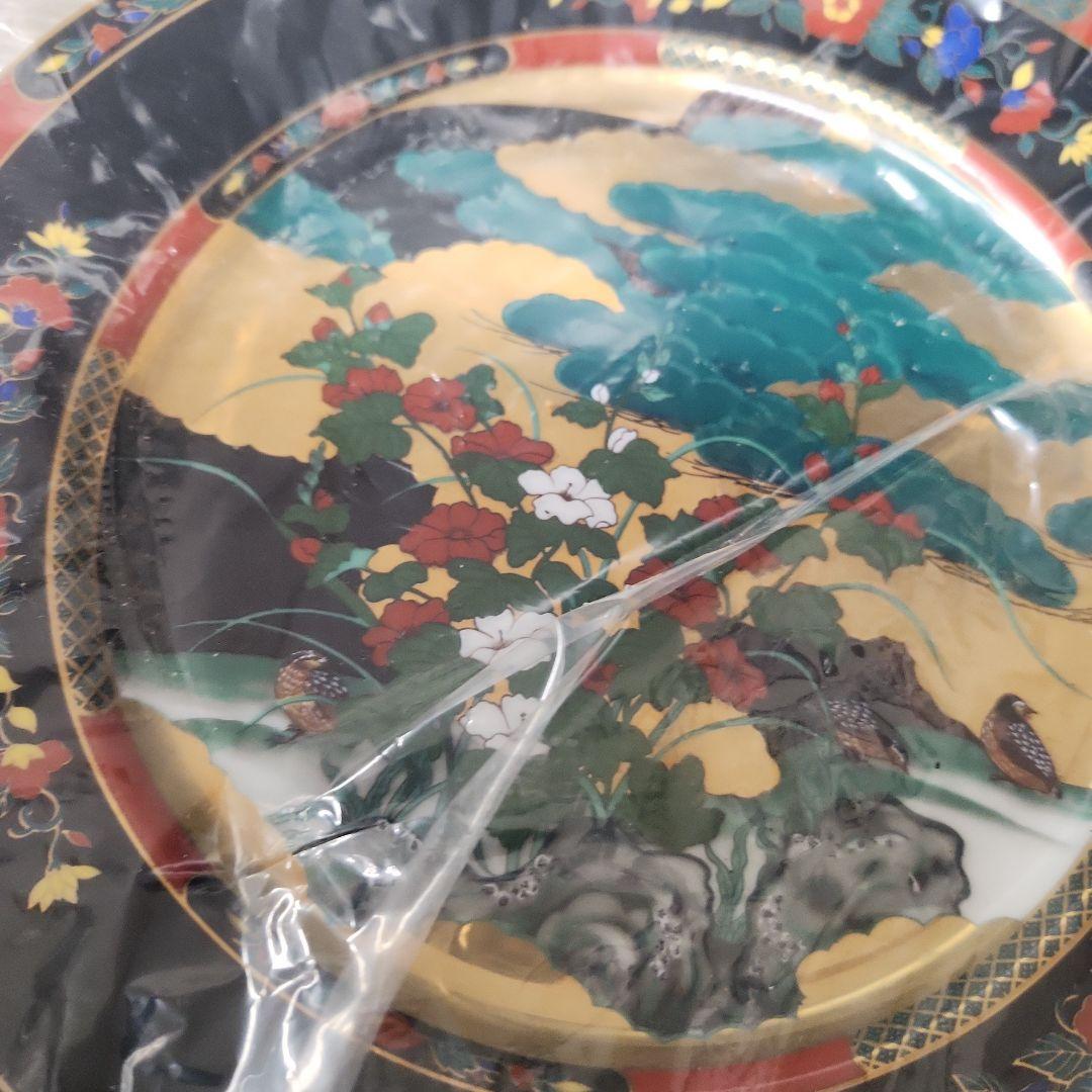 金襴手花鳥図器揃 厳密限定版 有田焼 古伊万里　皿５枚セット　ポットつき　未使用
