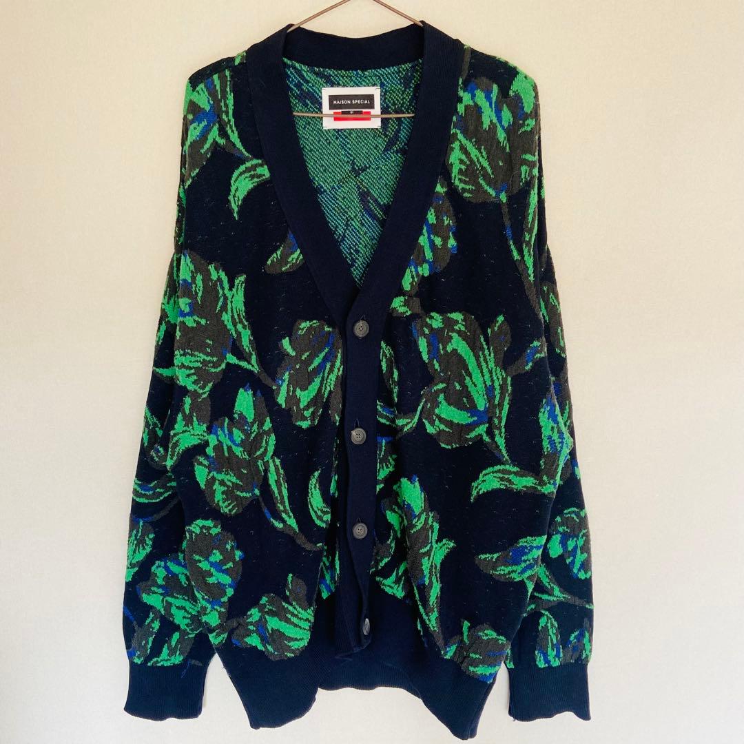 maison special フラワー柄 カーディガン